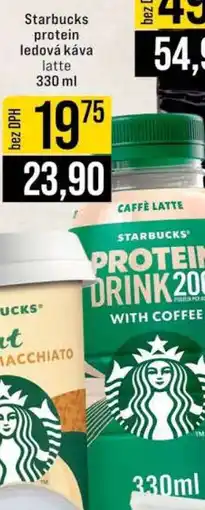 Jip Starbucks protein ledová káva latte nabídka