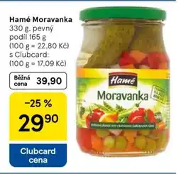 Tesco Hamé Moravanka nabídka