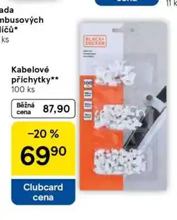 Tesco Kabelové příchytky nabídka
