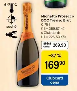 Tesco Mionetto Prosecco DOC Treviso brut nabídka