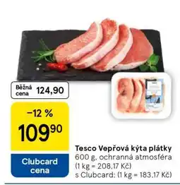 Tesco Tesco Vepřová kýta plátky nabídka