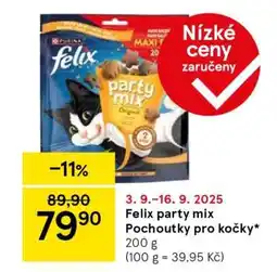 Tesco Felix Party Mix Pochoutky pro kočky nabídka