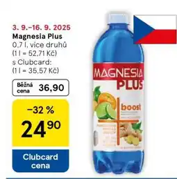 Tesco Magnesia Plus nabídka