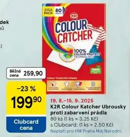 Tesco K2R Colour Katcher Ubrousky proti zabarvení prádla nabídka