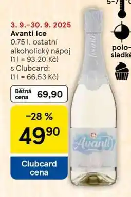 Tesco Avanti Ice nabídka