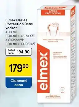 Tesco Elmex Caries Protection Ústní voda nabídka