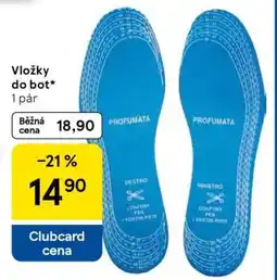 Tesco Vložky do bot nabídka