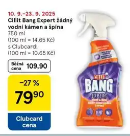 Tesco Cillit Bang Expert žádný vodní kámen a špína nabídka