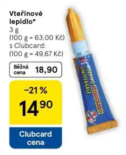 Tesco Vteřinové lepidlo nabídka