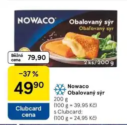 Tesco NOWACO Obalovaný sýr nabídka