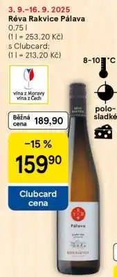 Tesco Réva Rakvice Pálava nabídka
