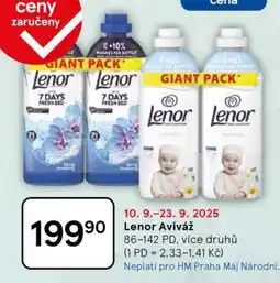 Tesco Lenor aviváž nabídka