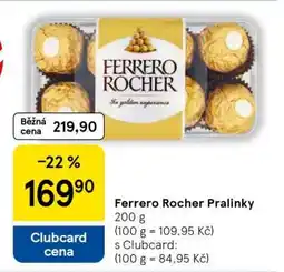 Tesco Ferrero Rocher pralinky nabídka