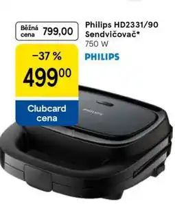 Tesco Philips HD2331/90 Sendvičovač nabídka