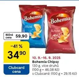 Tesco BOHEMIA CHIPSY nabídka