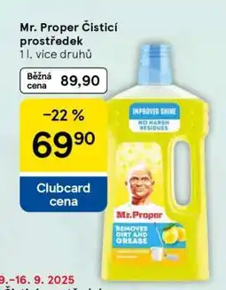 Tesco Mr. Proper ČISTICÍ PROSTŘEDEK nabídka