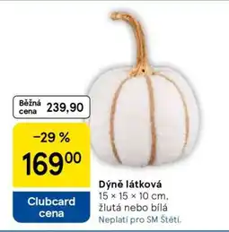 Tesco Dýně látková nabídka