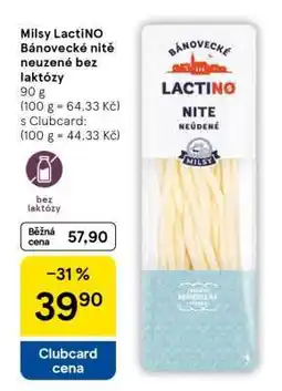 Tesco Milsy LactINO Bánovecké nite neuzene bez laktózy nabídka