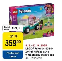 Tesco LEGO Friends 42644 Zmrzlinářské auto v městečku Heartlake nabídka