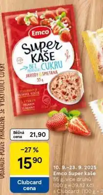 Tesco EMCO SUPER KAŠE nabídka