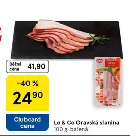 Tesco LE&CO ORAVSKÁ SLANINA nabídka