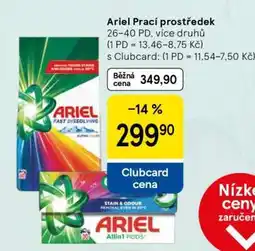 Tesco Ariel prací prostředek nabídka