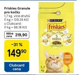 Tesco Friskies granule pro kočky nabídka