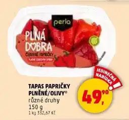 Penny Market TAPAS PAPRIČKY PLNĚNÉ/OLIVY nabídka