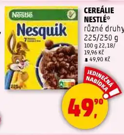 Penny Market Cereálie Nestlé Nesquik nabídka