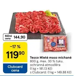 Tesco Tesco Mleté maso míchané nabídka