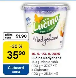 Tesco Lučina Nadýchaná nabídka