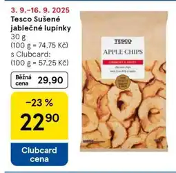 Tesco Tesco Sušené jablečné lupínky nabídka