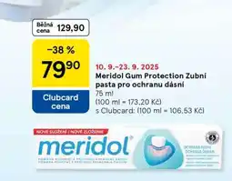 Tesco Meridol Gum Protection Zubní pasta pro ochranu dásní nabídka