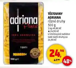 Penny Market TĚSTOVINY ADRIANA různé druhy 500 g nabídka