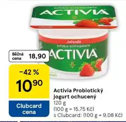 Tesco Activia Probiotický jogurt ochucený nabídka