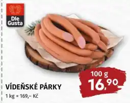 Terno Vídeňské párky* • nabídka
