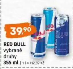 Terno RED BULL vybrané druhy nabídka