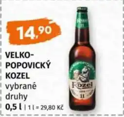 Terno VELKOPOPOVICKÝ Kozel vybrané druhy nabídka