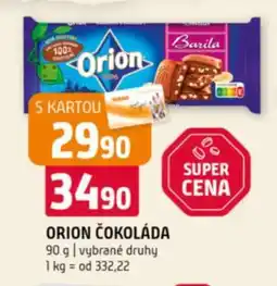 Terno Orion čokoláda nabídka