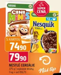 Terno Nestlé cereálie nabídka