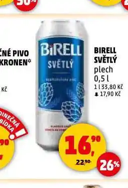 Penny Market Birell nealkoholické pivo nabídka