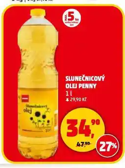 Penny Market Slunečnicový olej nabídka