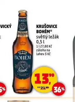 Penny Market Pivo krušovice bohém nabídka