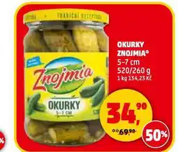 Penny Market Znojmia okurky nabídka