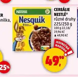 Penny Market Nestlé cereálie nabídka