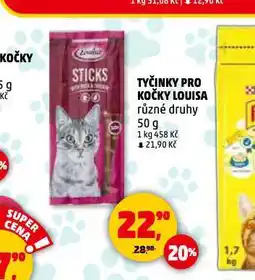 Penny Market Louisa tyčinky pro kočky nabídka