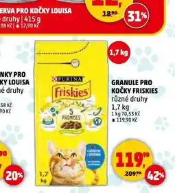Penny Market Friskies granule pro kočky nabídka