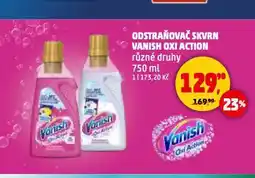 Penny Market Vanish oxi action odstraňovač skvrn nabídka