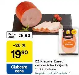 Tesco Dz klatovy kuřecí derecínka krájená nabídka