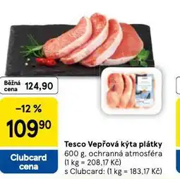 Tesco Vepřová kýta plátky nabídka